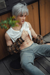 162cm/5ft4 Realistic Full Silicone Male Sex Doll with Automatic Penis Insertion Kevin #L2