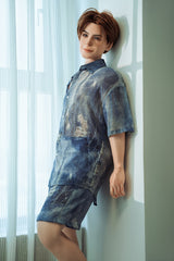 160cm/5ft3 Realistic Full Silicone Male Sex Doll with Automatic Penis Insertion Robert #L1