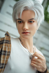 162cm/5ft4 Realistic Full Silicone Male Sex Doll with Automatic Penis Insertion Kevin #L2