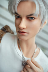 162cm/5ft4 Realistic Full Silicone Male Sex Doll with Automatic Penis Insertion Kevin #L2