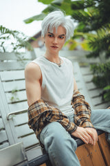 162cm/5ft4 Realistic Full Silicone Male Sex Doll with Automatic Penis Insertion Kevin #L2