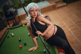 164cm/5ft5 Movable Jaw Hybrid Sex Doll with ROS Silicone Head Tempest #M13