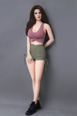 165cm/5ft5 Celebrity Hybrid Sex Doll with Silicone Head Anne #231
