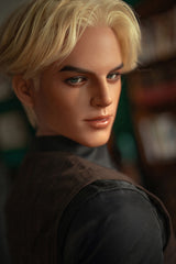 168cm/5ft6 Realistic Full Silicone Male Sex Doll with Automatic Penis Insertion Justin #L2