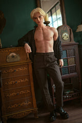 168cm/5ft6 Realistic Full Silicone Male Sex Doll with Automatic Penis Insertion Justin #L2