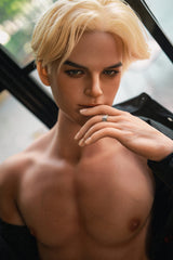 168cm/5ft6 Realistic Full Silicone Male Sex Doll with Automatic Penis Insertion Justin #L2
