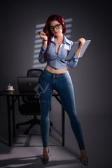 169cm/5ft7 European Hybrid Sex Doll with Silicone Head Rakel #251