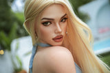 160cm/5ft3 D-Cup Athletic Movable Jaw ROS Full Silicone Sex Doll Faye #M22