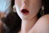 158cm/5ft2 C-Cup Movable Jaw Hybrid Sex Doll with Silicone Head Zephyr #M47