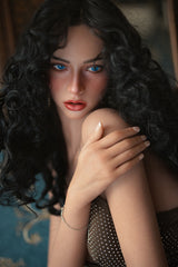 173cm/5ft8 Latina Slim Movable Jaw Full Silicone Sex Doll Calliope #M12