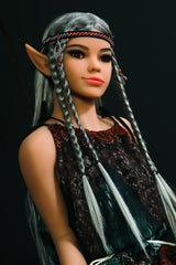 155cm/5ft1 Elf Skinny Small Breasts TPE Sex Doll Camille #131
