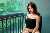 159cm/5ft3 A-Cup Realistic Hybrid Sex Doll with Silicone Head Gloria #39