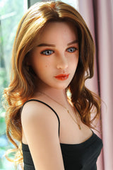 159cm/5ft3 A-Cup Realistic Hybrid Sex Doll with Silicone Head Gloria #39