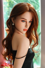 159cm/5ft3 A-Cup Realistic Hybrid Sex Doll with Silicone Head Gloria #39