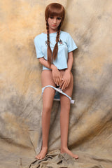 148cm/4ft10 Latina Medium Breast TPE Sex Doll Edith #9