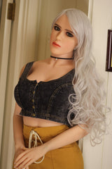 158cm/5ft2 C-Cup European Blonde Lifelike TPE Sex Doll Heidi #44