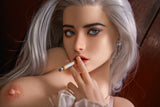 164cm/5ft5 Hybrid Sex Doll with ROS Silicone Head Violette #M12