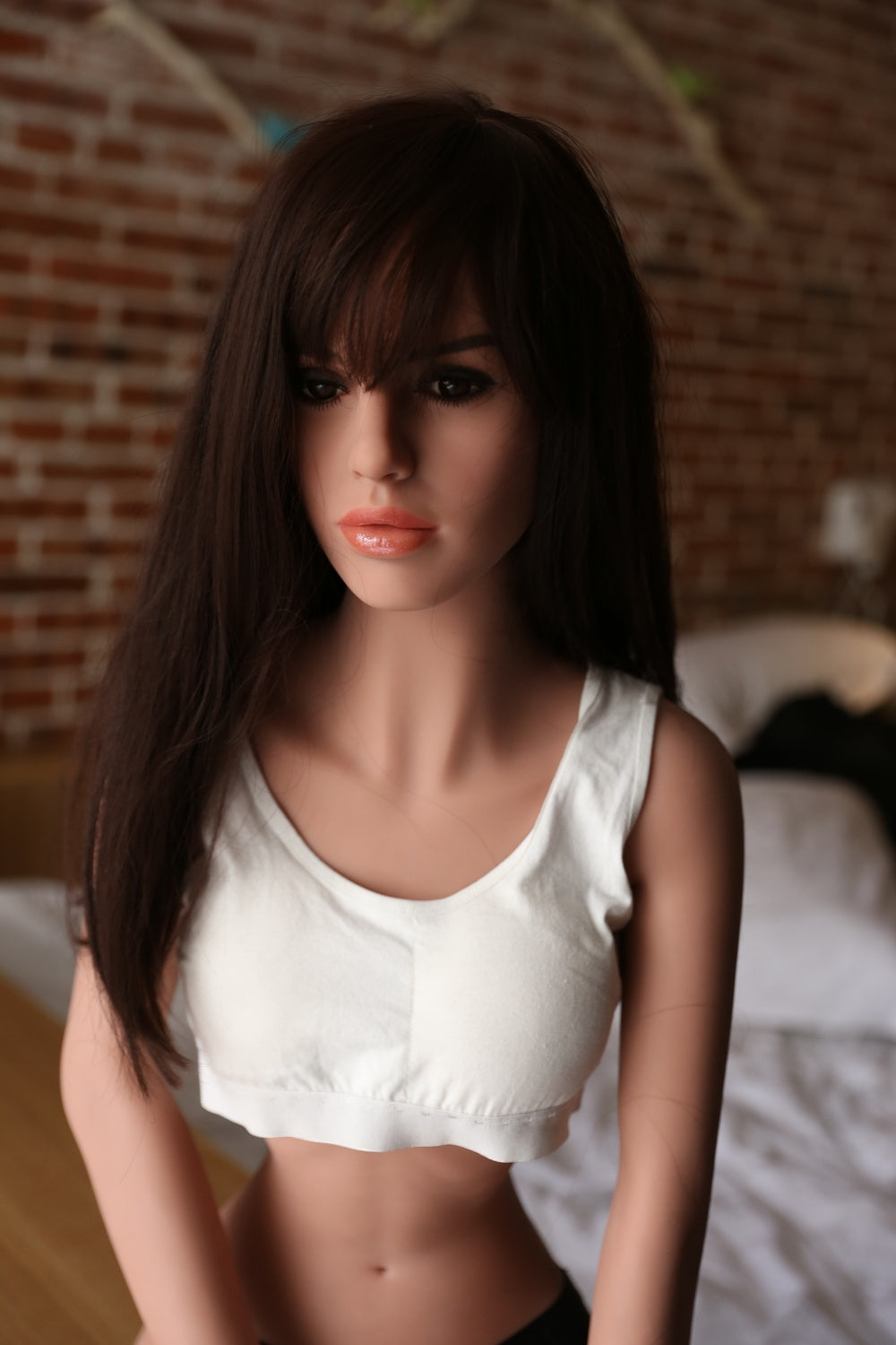 155cm/5ft1 Skinny Small Breasts TPE Sex Doll Becca #65