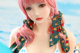 148cm/4ft10 Pink Hair Medium Breast TPE Sex Doll Arya #164