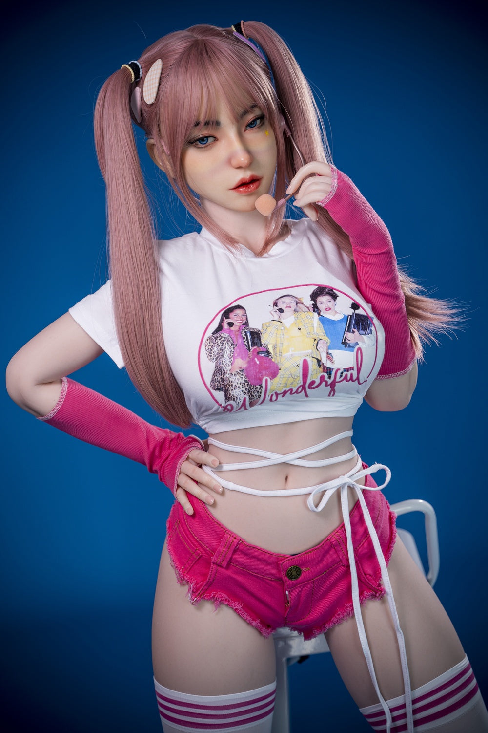 163/5ft4 Realistic Movable Jaw ROS Full Silicone Sex Doll Chiara #M5