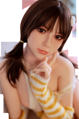 [US In-Stock] 150cm/4ft11 A-Cup Asian Flat Chest TPE Sex Doll Qing #311