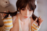 [US In-Stock] 150cm/4ft11 A-Cup Asian Flat Chest TPE Sex Doll Qing #311
