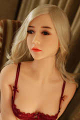 155cm/5ft1 A-Cup Blonde Small Breast TPE Sex Doll Calliope #37